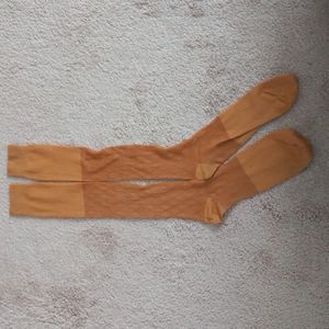 Women's Gold Trouser Socks